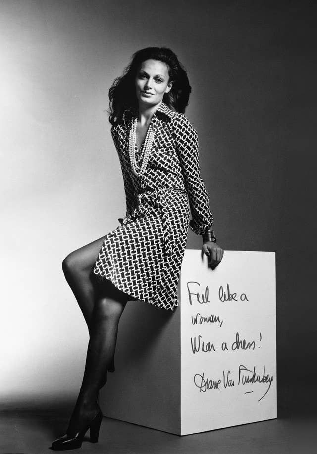 Moda femenina de los años 70 Ideas Diane von Furstenberg Wrap Vestido