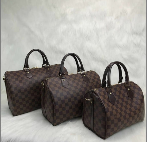 Handbag Speedy 35 Brown Monogram M41524 Canvas Nume SP1914 LOUIS VUITT in  2023