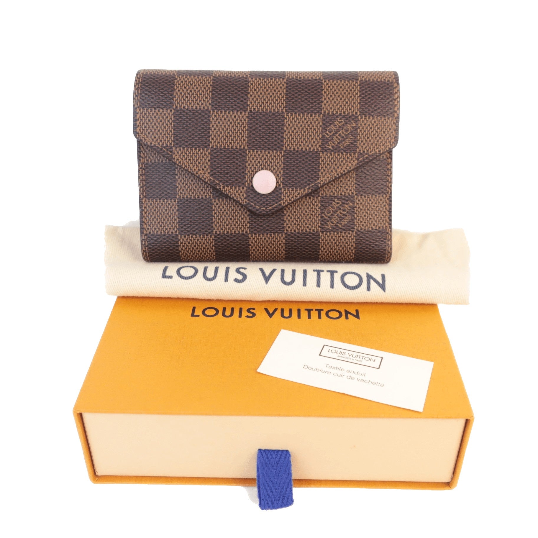 Lot  Louis Vuitton Damier Ebene Victorine Wallet