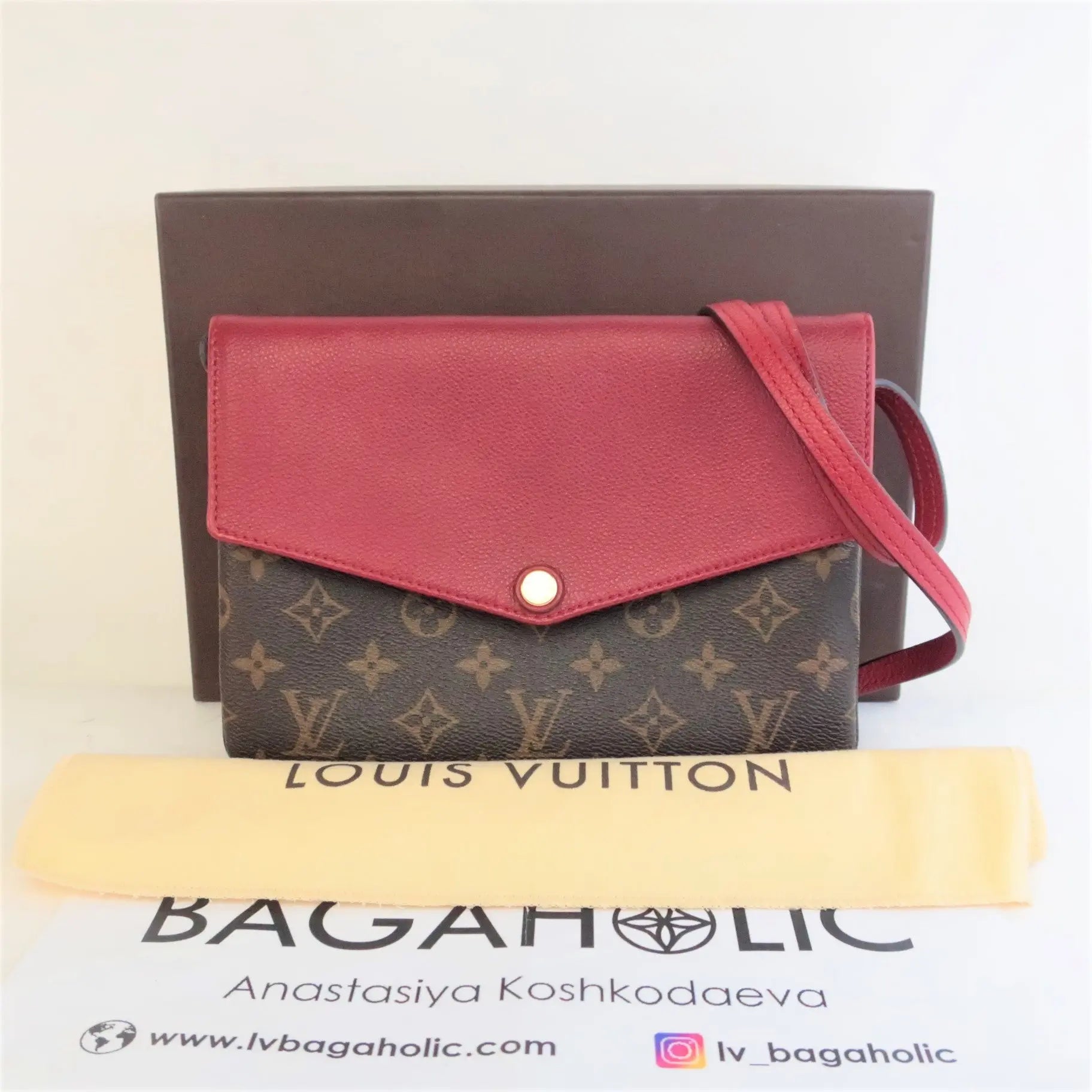 LV Twice Bag Noir Monogram Empreinte Luxury Bags  Wallets on Carousell