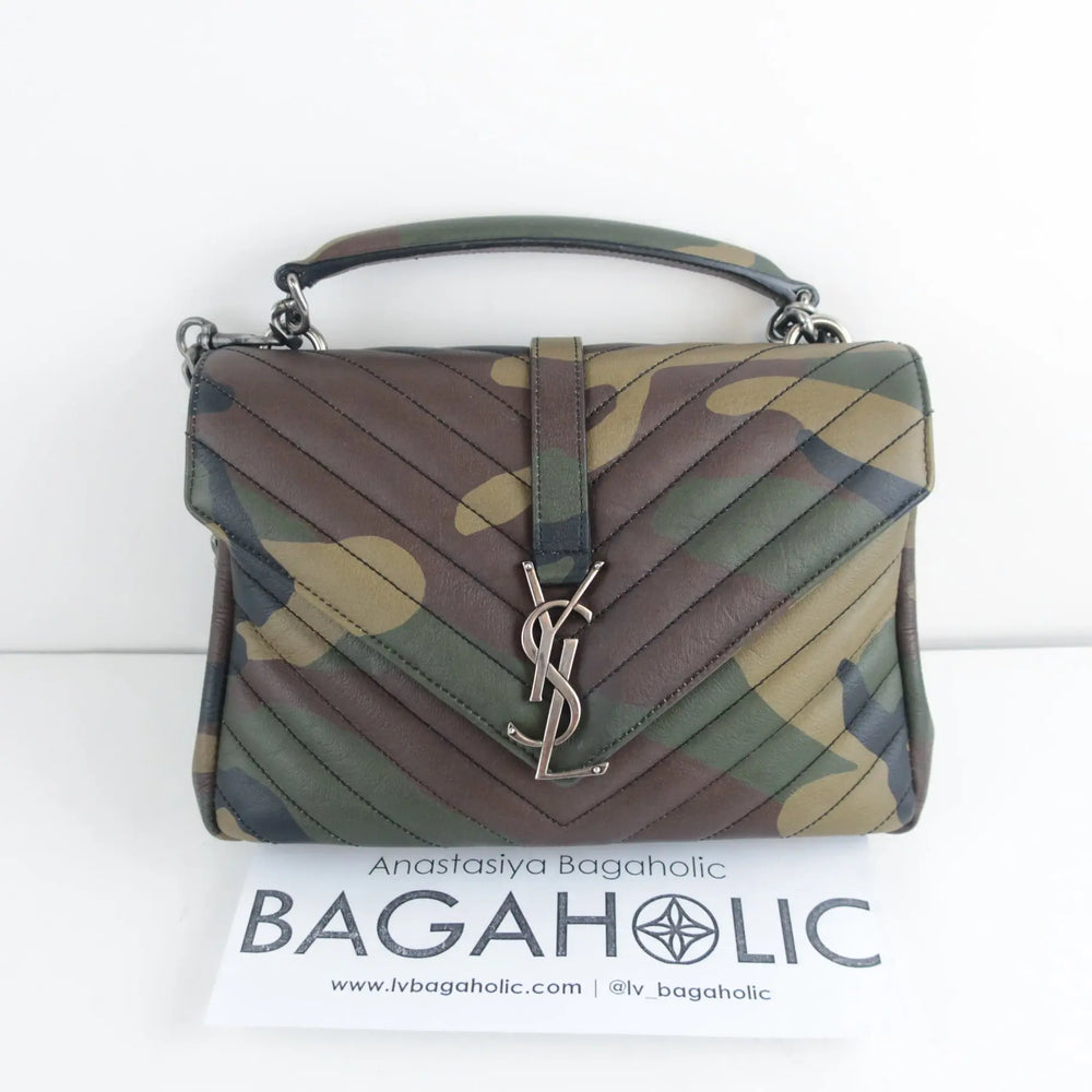 saint laurent camouflage bag