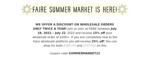 Faire Summer Market