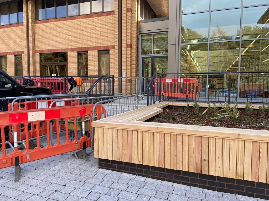 Bespoke Pedestrian Hand Railings for Staffordshire University