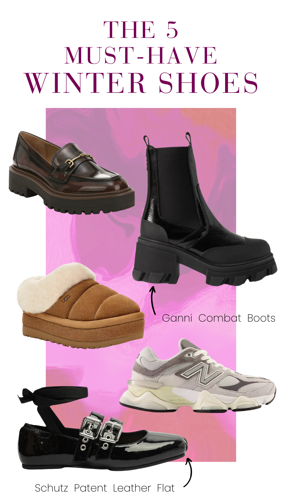 5 must have winter shoes