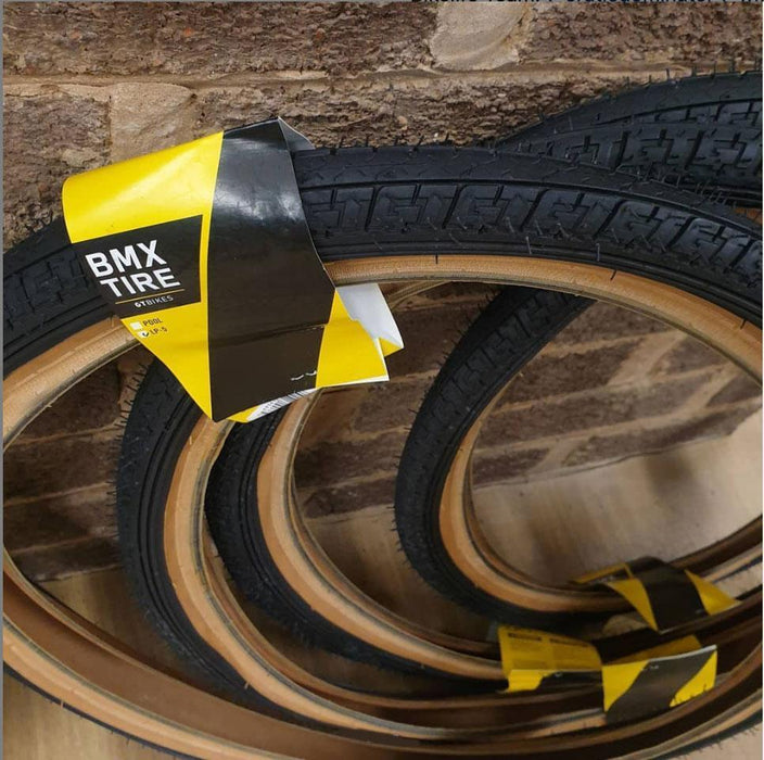 yellow bmx tires