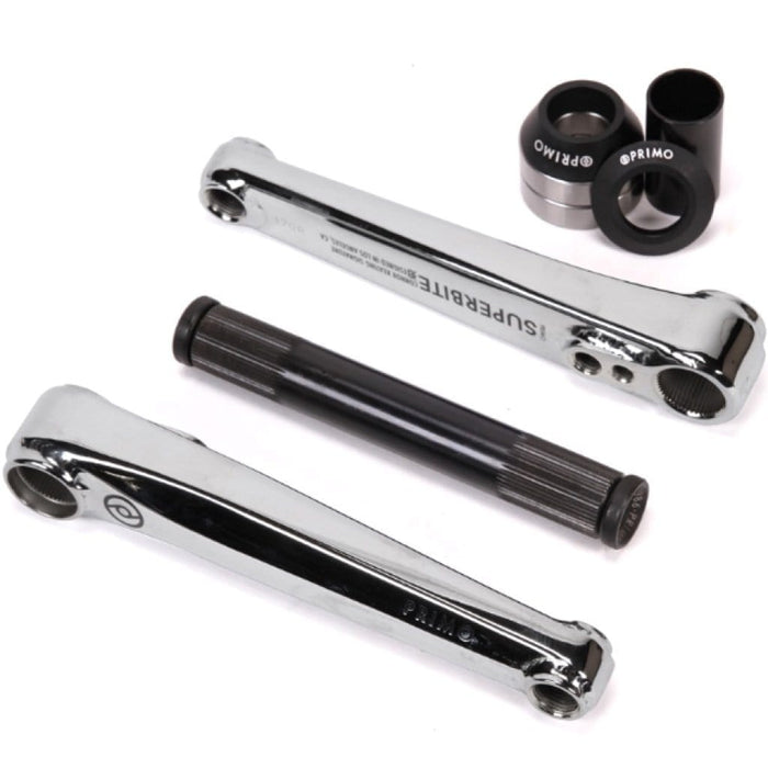 chrome bmx cranks