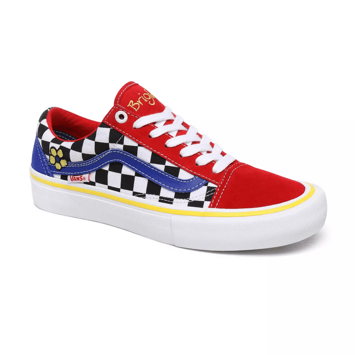 vans shoes red and blue