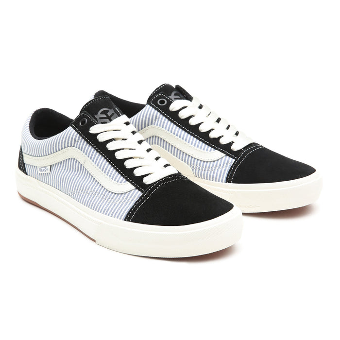 vans shoes black and blue