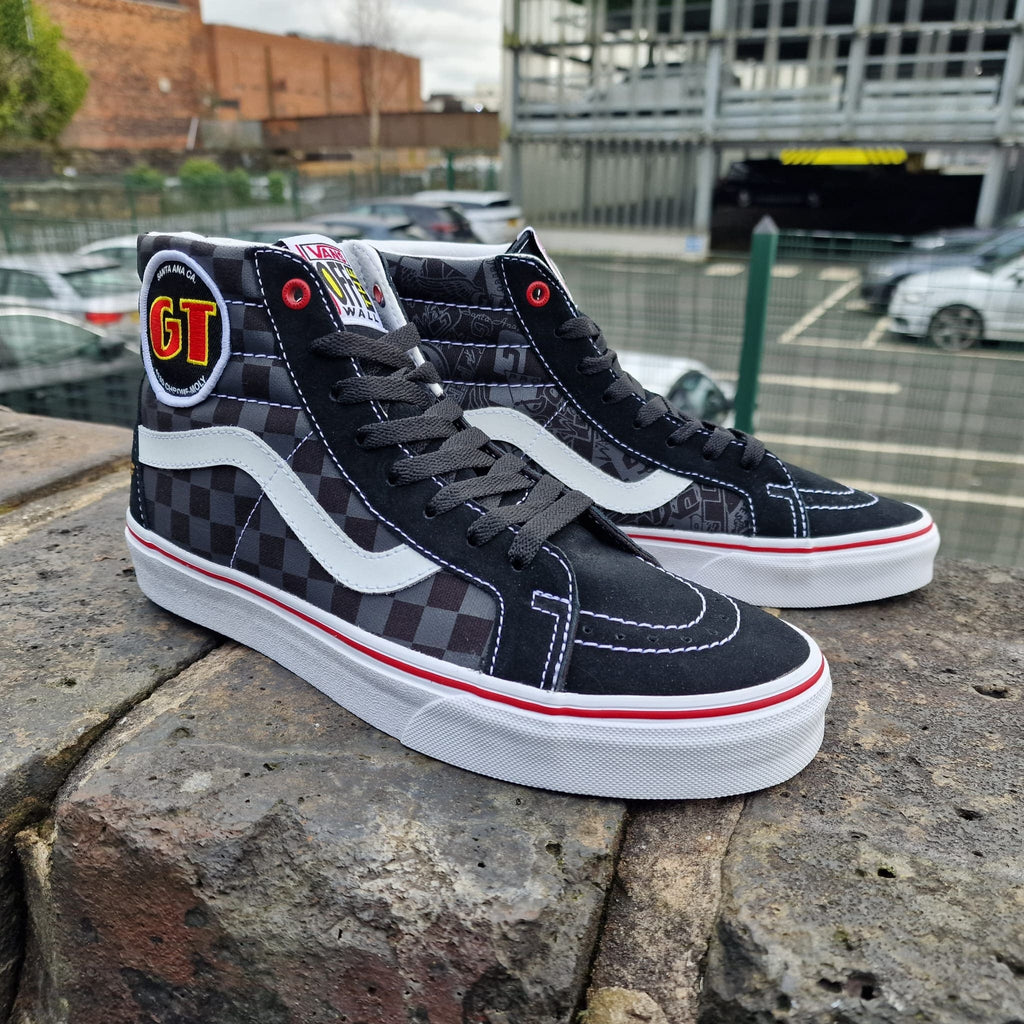 Vans x Our Legends GT Sk8-Hi Reissue Shoes Black / Red | Alans BMX