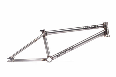 white bmx frame