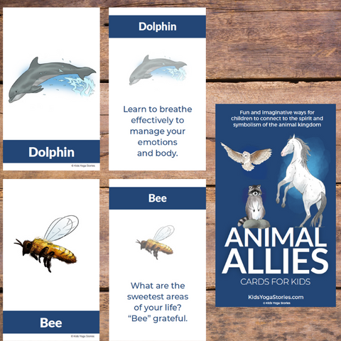 animal allies yoga cards