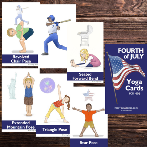 4th of July yoga poses