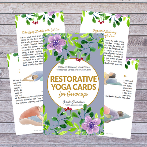 restorative yoga for anxiety, stress