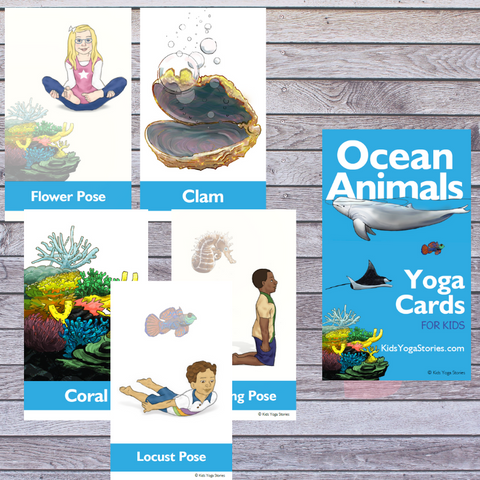 Ocean Animals Yoga Cards