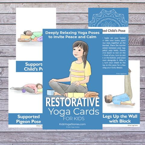 restorative yoga cards