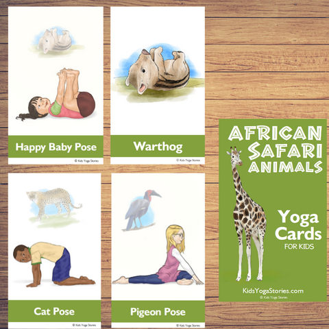 african animals yoga