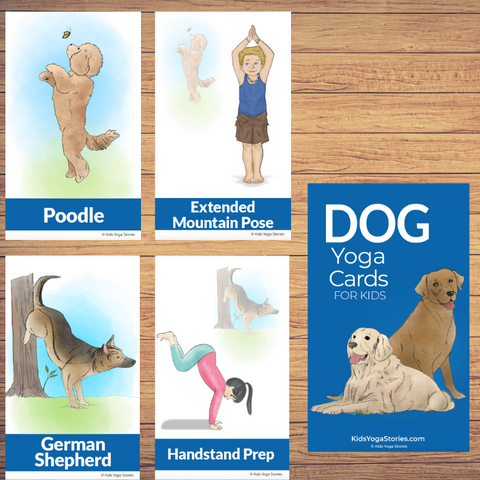 dog yoga poses for kids