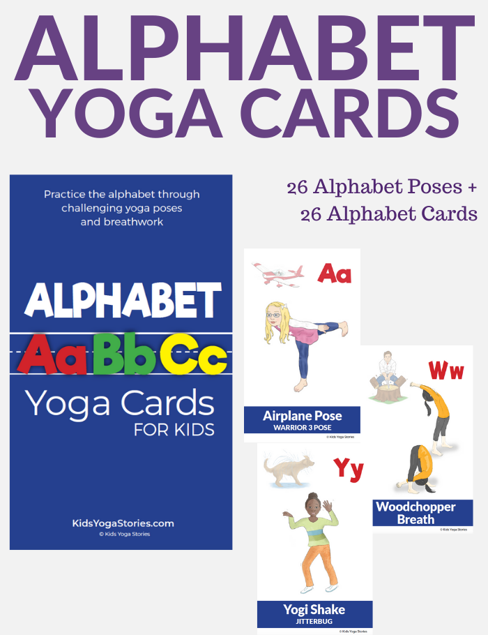 Alphabet Yoga Cards for Kids - Kids Yoga Stories