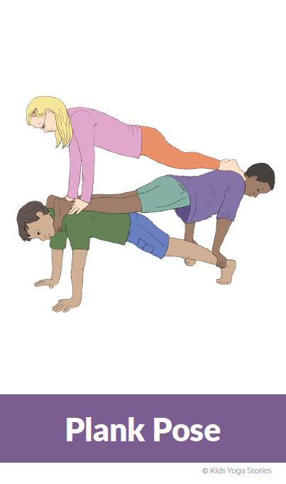 25 Group Yoga Poses For Kids Cards – Kids Yoga Stories