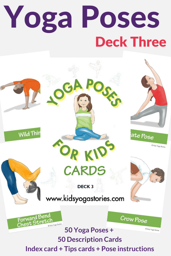 Yoga Poses for Kids Cards (Deck Three) – Kids Yoga Stories