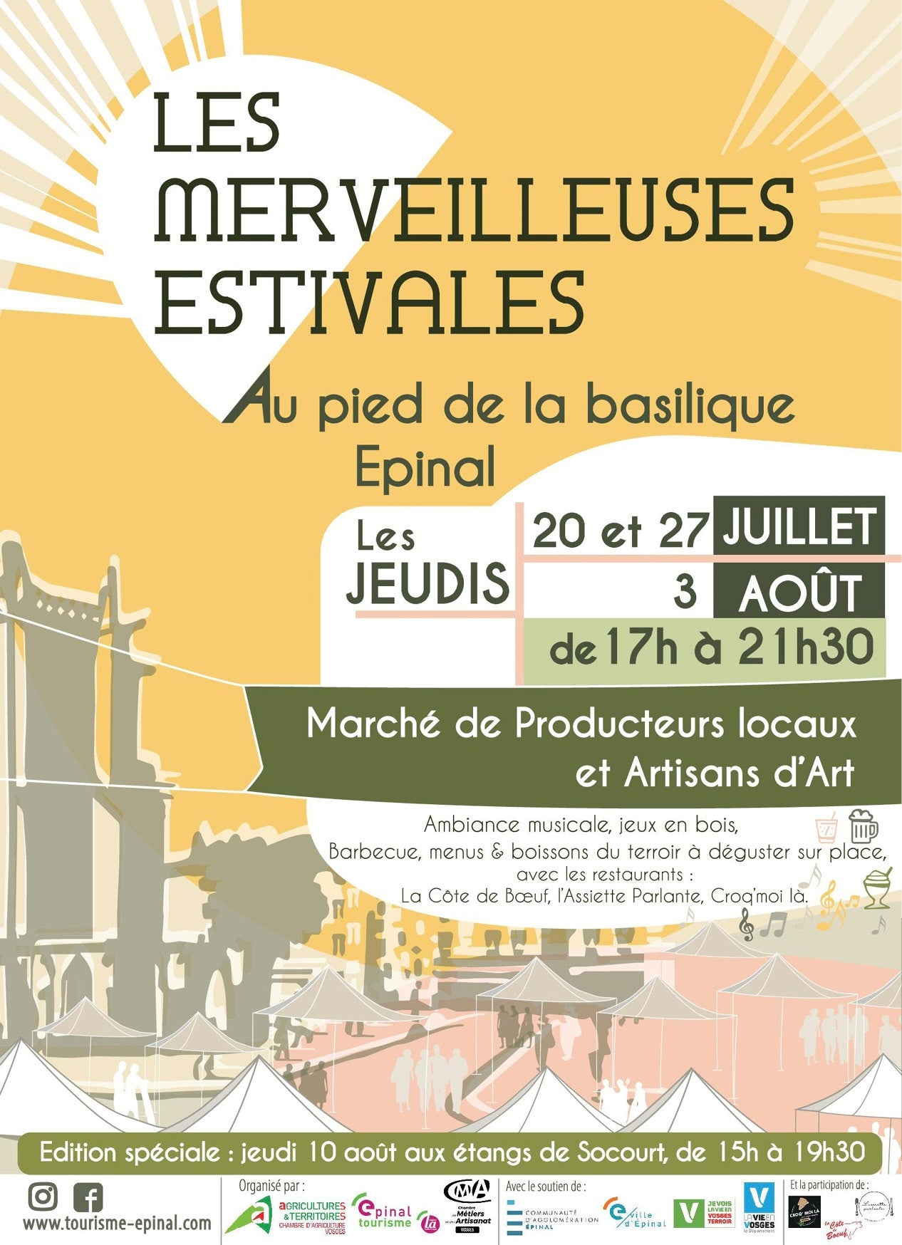 Programme Merveilleuses Estivales Epinal