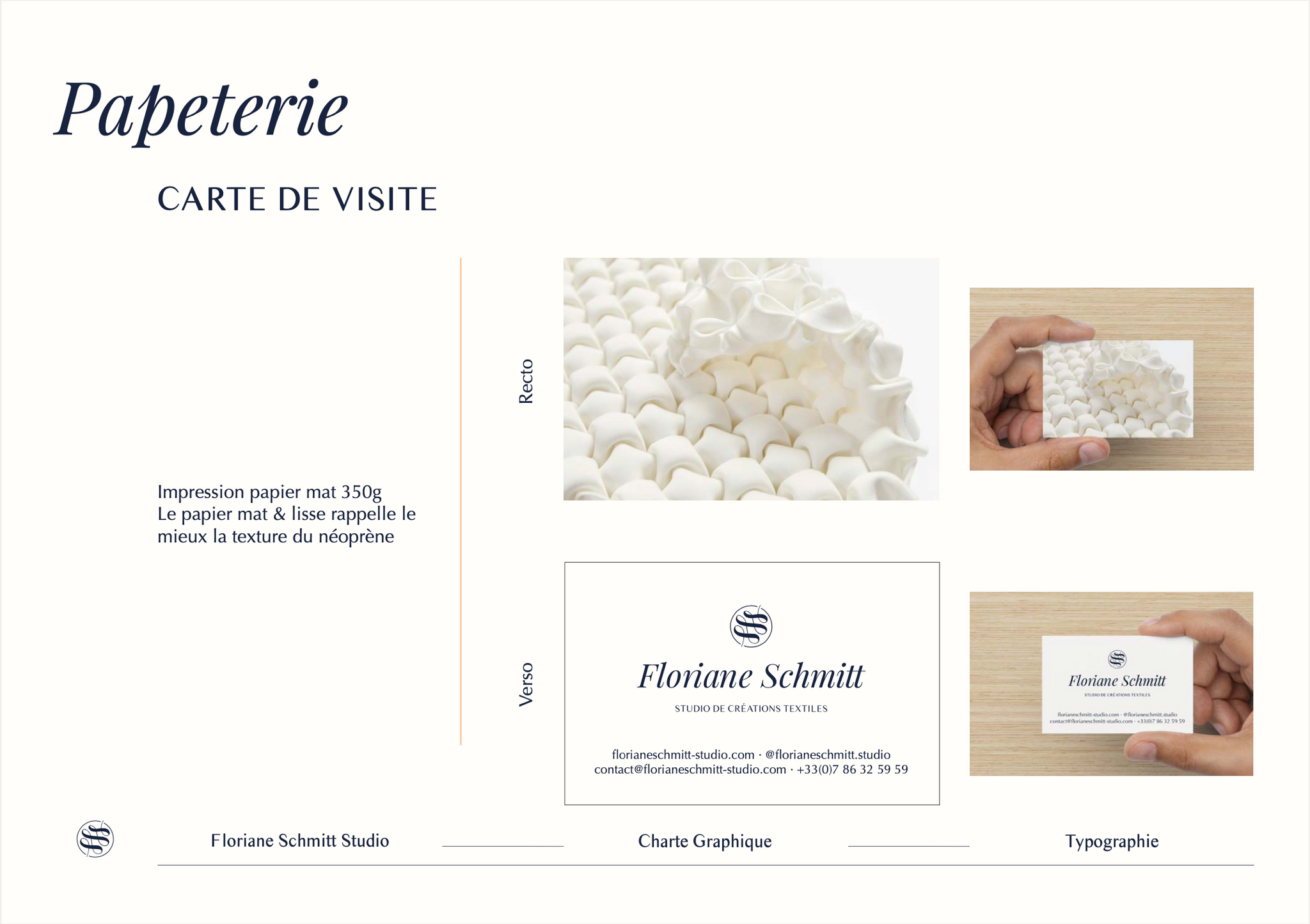 charte graphique Floriane Schmitt Studio