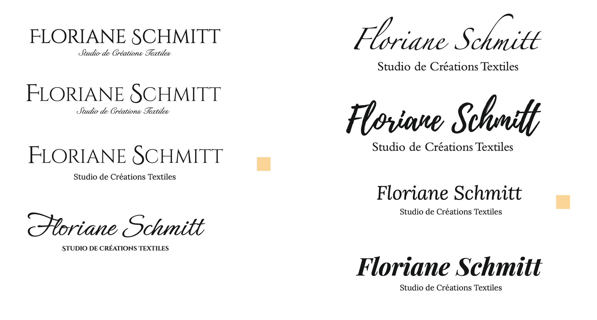 charte graphique Floriane Schmitt Studio 