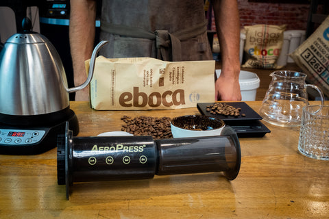 Preparando café con Eboca: Aeropress® el método más hipster