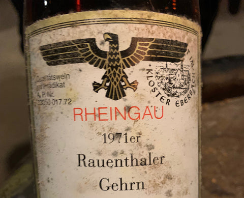 Kloster Eberbach’s 1971 Rauenthaler Gehrn Riesling Auslese