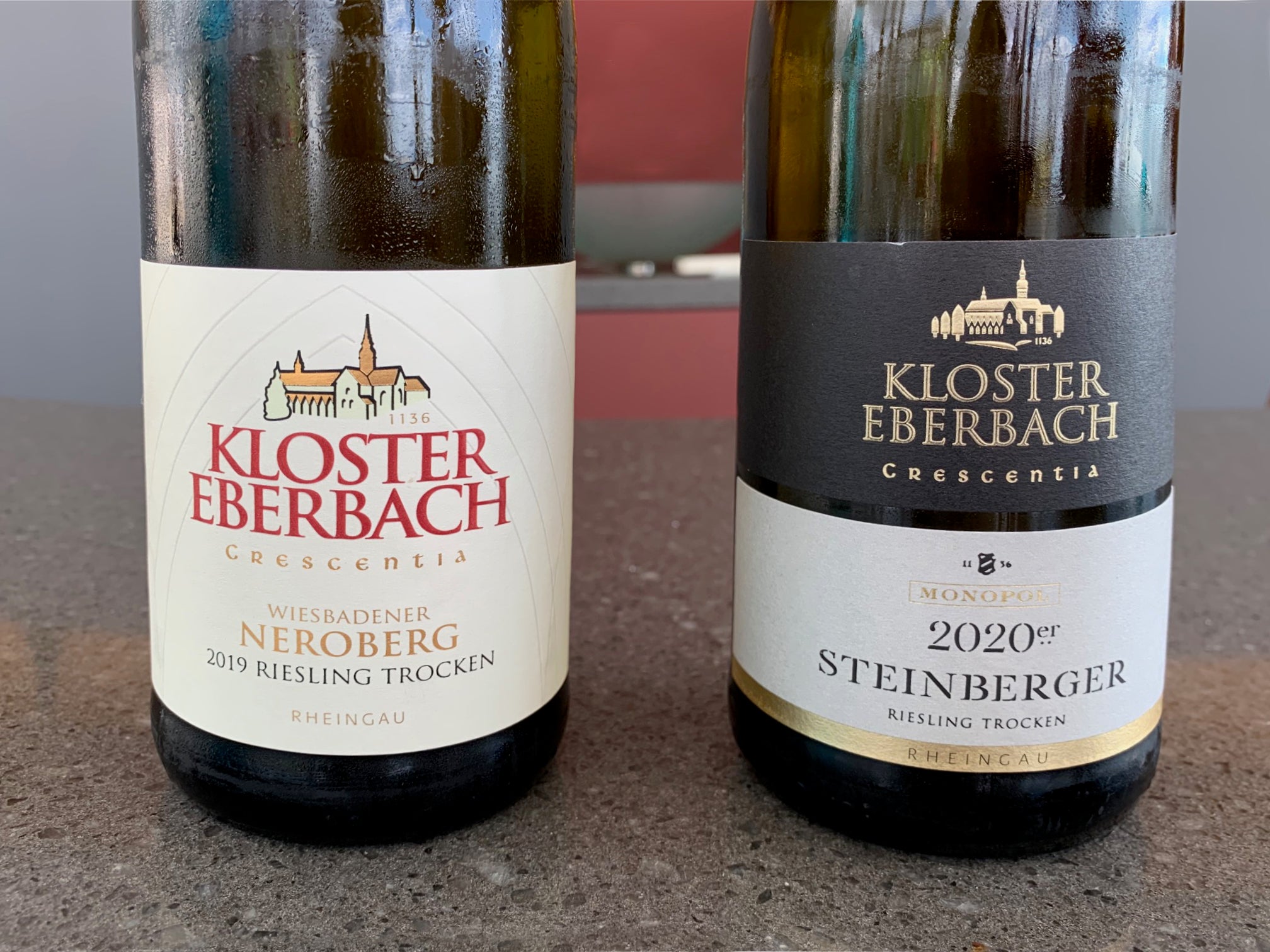 Kloster Eberbach’s Wiesbadener Neroberg 2019 Riesling Dry and 2020er Steinberger Riesling Dry
