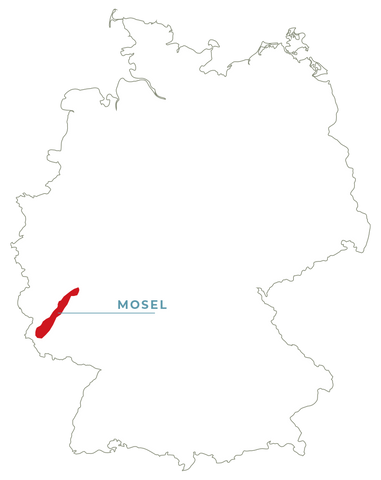 Mosel Wine Region Map