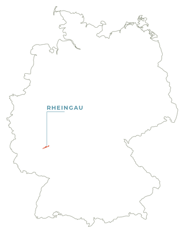 Rheingau Wine Region Map