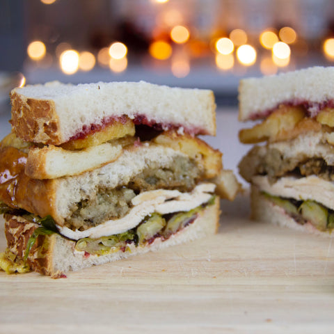 Obrezki božični sendvič