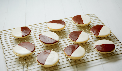 biscuits en nid d'abeille au chocolat