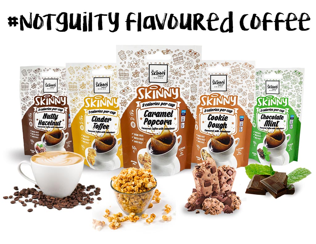 FLAVOURED INSTANT SUGAR FREE COFFEE [3 CALORIES PER CUP] - theskinnyfoodco