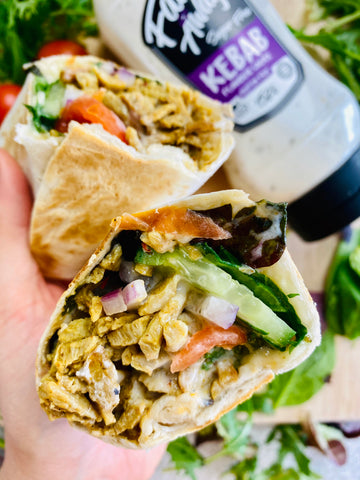 Gesunder Kebab-Wrap