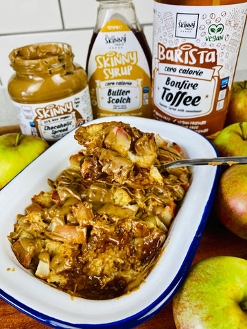 Toffee Apple Baked Crumpets