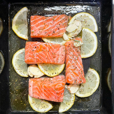 slow cooker lemon salmon
