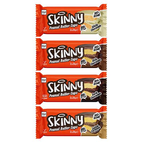 Skinny #NotGuilty Low Sugar Peanut Butter Cups - 4 Flavours - theskinnyfoodco