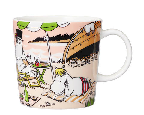 Neuer Mittsommer 2021 Moomin-Becher bei HARTOG Berlin im Knesekiez in Charlottenburg: Die seasonal Moomin-Tasse together.. 