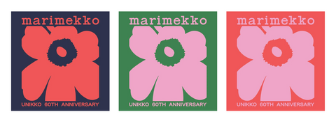 Die Unikko Blüte von Maija Isola für Marimekko, das inoffizielle Logo von Marimekko.