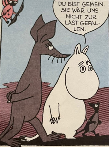 Sniff im Comic Mumin und die Räuber