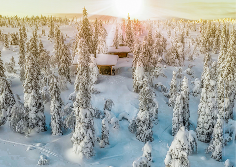 Der Schnee und die Kälte im Norden laden zu Wintersport ein. 