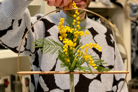 Auch mit dem Floating Vases-Einsatz eine Schönheit: Der Strups Deko Ring. 