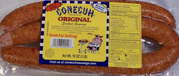 Original Smoked Sausage 6 1 Pound Packs – Conecuh Sausage