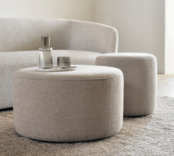 modern round ottoman