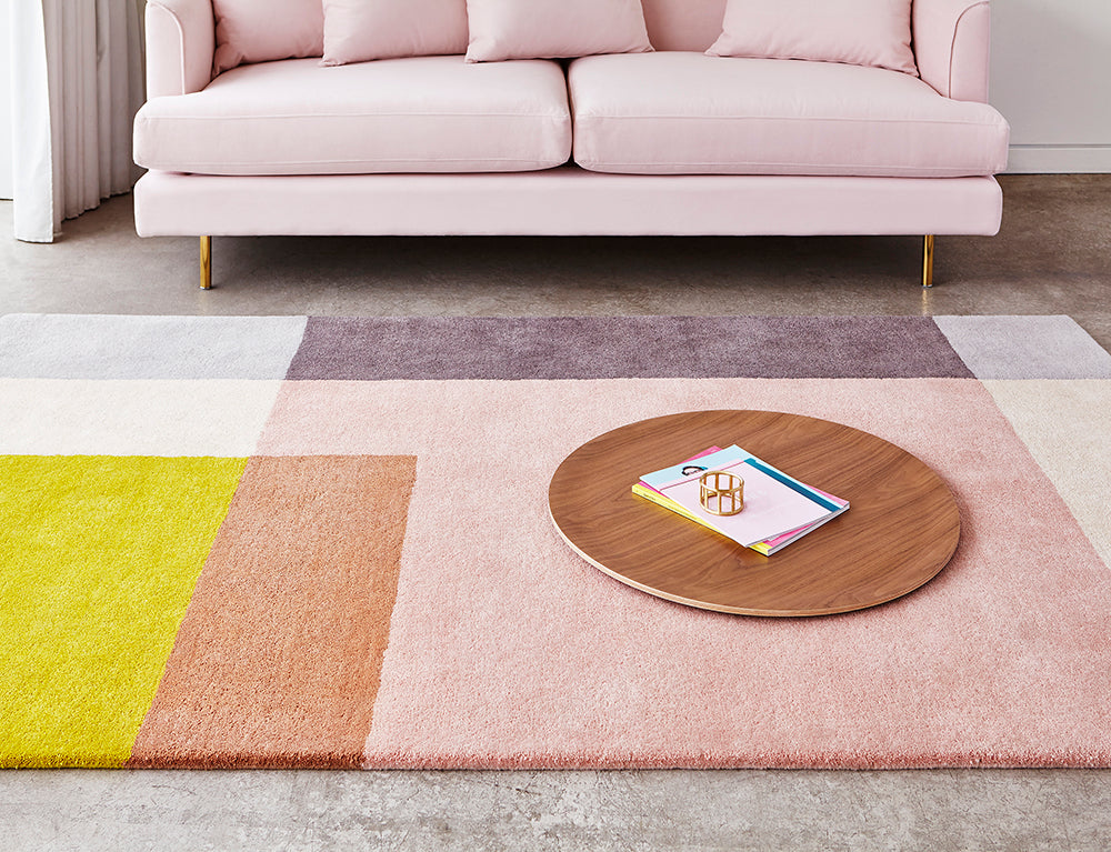gus modern colorful area rug