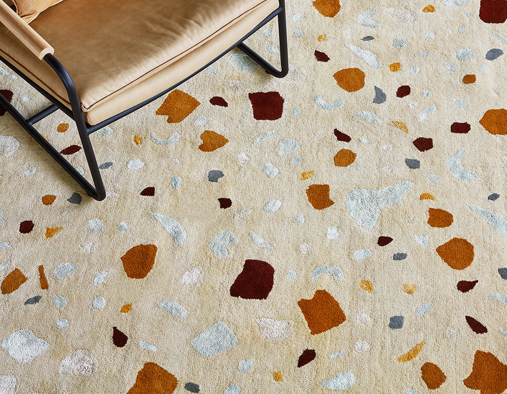 gus modern terrazzo rug 