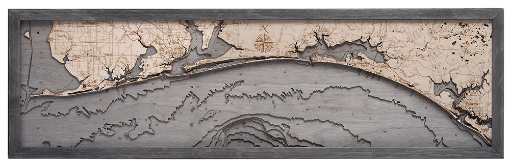 Wood Chart of the Western Panhandle Region in Florida