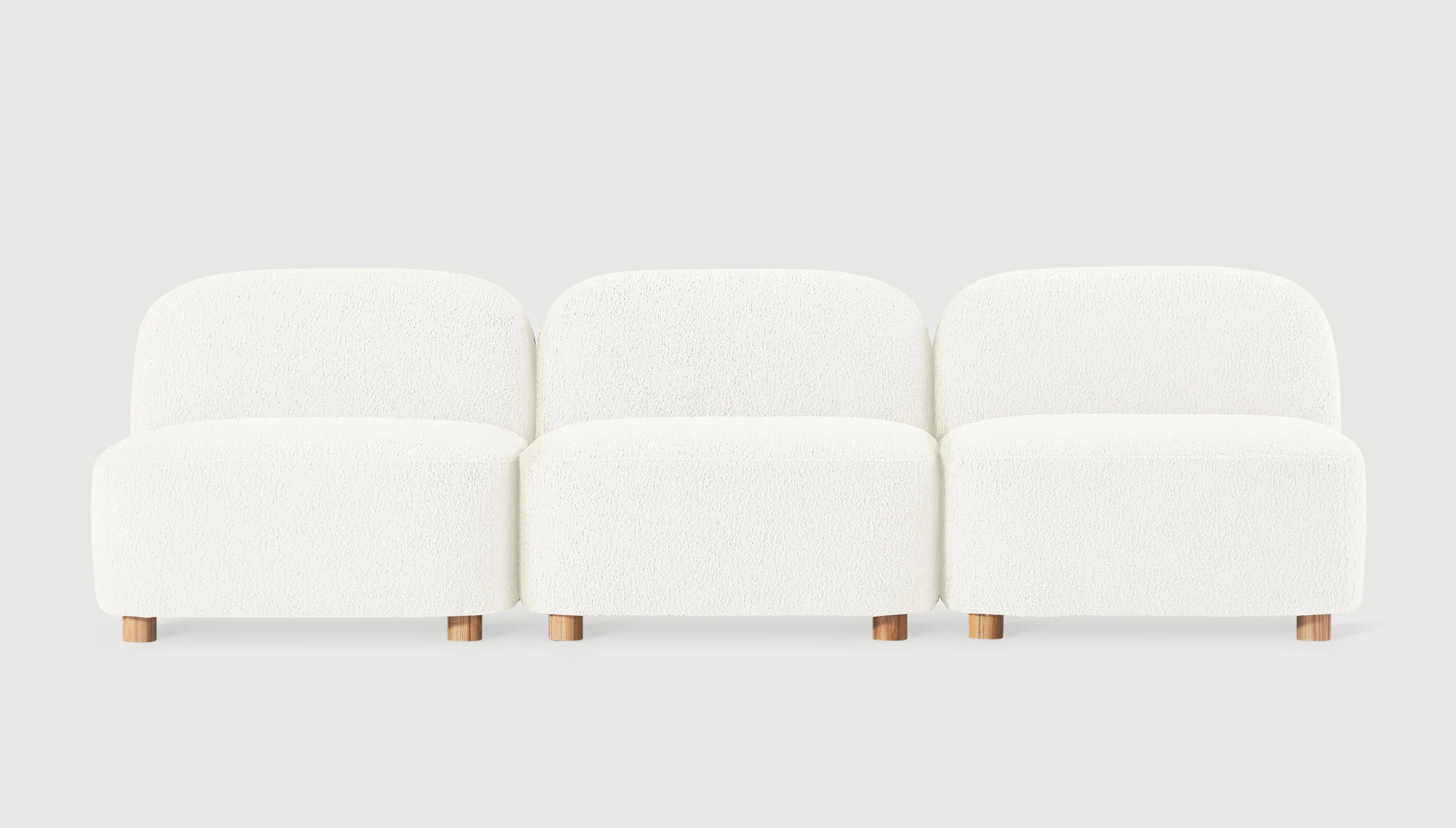3-piece Modular Armless Sofa for Circuit Designers